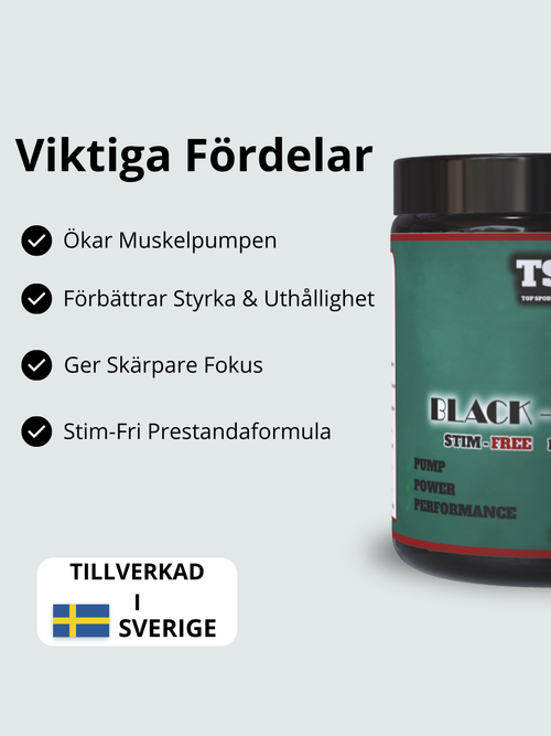 Black-Dolphine Stimfri Preworkout