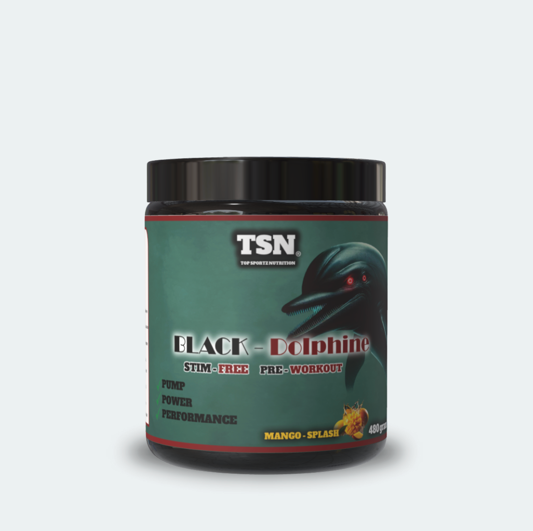 Black-Dolphine Stim Free Preworkout